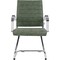 Leisuremod Benmar Modern Office Chair with Faux Leather Sled Base Task Chair & Arms BGO19GL - alternate 2