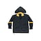 Clc Rain Suit, L, 190T Nylon, Black/Yellow, Detachable Collar, Zipper Closure R103L - alternate 3