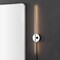 Jonathan Y Anton 27.25" 1-Light Modern Minimalist Iron Adjustable Bar Integrated LED Plug-In Sconce, Chrome JYL7136C - alternate 6