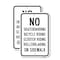 Signmission No Skateboarding Bicycle Riding Scooter Riding Heavy-Gauge Aluminum, 18" x 24", A-1824-24984 A-1824-24984 - alternate 1