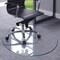 Fab Glass And Mirror Glass Office Chair Mat | 42in Flat Polished Edge Heavy Duty Glass Mat for Hard Floors CM42RDF-CL - alternate 4