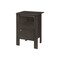 Homeroots 24" Brown Wood Nightstand 489711 - alternate 2