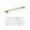 Amerock Monument Golden Champagne Contemporary 24 in 610 mm Towel Bar BH36084BBZ - alternate 3
