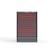 Strong Hold 12 drawer cabinet - (11x 2ft, 1x 4ft) - Red accents - Electronic Lock S3044-PPRAS-1201DS - alternate 1