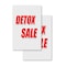 Signmission Detox Sale, Vinyl Decals Only 24 Inch x 36 Inch, Vinyl Decal, 2PK DSB-2436-2PACK-Detox Sale - alternate 1