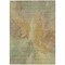 Homeroots 5' X 8' Artichoke Green And Gold Abstract Washable Indoor Outdoor Area Rug 615585 - alternate 4