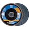 Pferd 5'' X-LOCK POLIFAN Flap Disc - Z PSF STEELOX, Zirconia, 60 Grit, Conical 60765 - alternate 1