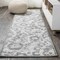 Jonathan Y Lucena Modern Medallion High-Low Light Gray/Ivory 2 ft. x 10 ft. Indoor/Outdoor Runner Rug AMC104A-210 - alternate 1