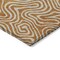 Homeroots 9' X 12' Copper And Beige Abstract Washable Indoor Outdoor Area Rug 599746 - alternate 5