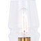 Vaxcel Warren 3 Light Black and Brass Mid Century Modern Bathroom Vanity Wall Fixture Clear Glass W0393 - alternate 5