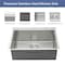 Wrightmaster 33 in. Drop-in Single Bowl 16-Gauge Stainless Kitchen Sink with 5-Functional Coating ZOR-P404336 - alternate 4