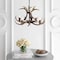 Jonathan Y Eldora 26" 4-Light Rustic Farmhouse Adjustable Resin Antler LED Chandelier, Brown JYL6301A - alternate 8