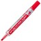 Pentel Markathon Pump Permanent Marker, Chisel Tip, Red Ink, 12PK NLF60X-B - alternate 1