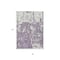 Homeroots 8' X 10' Lavender And Ivory Abstract Washable Indoor Outdoor Area Rug 612758 - alternate 6
