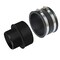 Powertec 4 in. to 3 in. Reducer and 4 in. Dust Control Flex Cuff for Woodworking Dust Collection Fittings 70475N - alternate 1