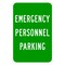 Sign Solutions Usa Parking Sign, 12 in W, Aluminum Sign, GREEN DCS10DWT1218CUS00179 - alternate 1