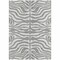 Homeroots 3' X 5' Gray And Ivory Animal Print Washable Indoor Outdoor Area Rug 600618 - alternate 5