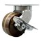 Service Caster 6 Inch Extra Heavy Duty High Temp Phenolic Wheel Swivel Caster with Brake SCC SCC-KP92S630-PHRHT-SLB - alternate 1