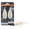 Sylvania TruWave Series LED Bulb, Bent Tip Lamp, 25 W Equivalent, Candelabra E12 Lamp Base, Dimmable, PK2 42097 - alternate 2