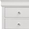 Homeroots 24" White Wood Shagreen Two Drawer Nightstand 478605 - alternate 5