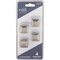 Hardware Resources KasaWare 1-1/16''Diameter Satin Nickel Plain Square Knob, 4PK K121SN-4 - alternate 1