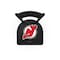 Holland Bar Stool Co 25" Blk Wrinkle New Jersey Devils Stationary Counter Stool, Ladder Back L00425NJDevl - alternate 2