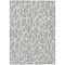 Homeroots 5' X 8' Silver And Ivory Geometric Washable Indoor Outdoor Area Rug 599311 - alternate 3