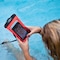Wow Sports WATERPROOF POUCH 4 Inch x 8 Inch Red Use To Hold Smart Phone With Lanyard 18-5000R - alternate 2