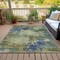 Homeroots 8' X 10' Purple Olive Green And Taupe Abstract Washable Indoor Outdoor Area Rug 630744 - alternate 7