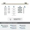 Amerock Esquire Polished Nickel/Golden Champagne Contemporary 24 in 610 mm Towel Bar BH26615PNBBZ - alternate 3