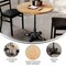 Flash Furniture Bennett 30 in Round Solid Wood Indoor Tabletop in Natural with 22.75 in x 22.75 in GSF-RD30-NAT-SDAT2222-GG - alternate 3