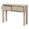 Bali & Pari Noah Grasscloth Console Table, Beige 265-14543-ZORO - alternate 7