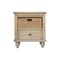 Homeroots 26" x 17" x 28" WoodBasket Nightstand 366185 - alternate 1