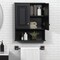 Zenith Zenna Home Espresso 23'' W x 8-1/4'' D x 28'' H Wall Bath Cabinet R2328CHA - alternate 2