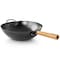 Oster Bressler 13.5in Nonstick Carbon Steel Wok with Wooden Handle 137516.01 - alternate 3