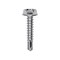 Auveco #10-16 x 1in Teks Washer Head Number 2 Teks Screw Zinc, 100PK 9616 - alternate 1