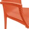Leisuremod Weave Mace Indoor/Outdoor Arm Chair, Orange, 4PK MCA19OR4 - alternate 4