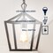 Jonathan Y Pagoda 8" 1-Light Classic Traditional Metal Cage Lantern LED Pendant, Oil Rubbed Bronze JYL7618A - alternate 4