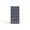 Strong Hold 6 drawer cabinet - (1x 6ft, 2x 7ft, 2x 8ft, 1x 12ft) - Blue accents - E-Lock w/ Tracking S3060-PPTAS-0602FS - alternate 1