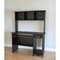 Homeroots 47" Espresso Solid Wood Computer Desk With Hutch 249810 - alternate 3