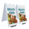 Signmission Health Food, A-Frame & 2 Decals Installed, Heavy-Duty Plastic Frame SBHD-D-2436-Health Food - alternate 5