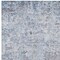 Homeroots 3' X 5' Sky Blue Charcoal And Ivory Abstract Washable Indoor Outdoor Area Rug 604553 - alternate 3