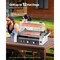 Vevor 30 Hot Dog 11 Roller Electric Grill Cooker Machine Bun Warmer Cover 1950W ASQ-011HC - alternate 4