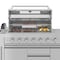 Koolmore Reserve Outdoor Kitchen Island with Grill and Side Burner, Sink, Cabinet and Refrigerator KM-OKS-BQHUB - alternate 4