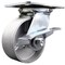 Service Caster 5 Inch Heavy Duty Semi Steel Caster with Roller Bearing and Brake SCC-35S520-SSR-SLB - alternate 1