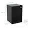 Avanti 2.5 Cu. Ft. Compact Refrigerator, Mini-Fridge, Black AVRM25F1B - alternate 4