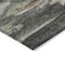 Homeroots 3' X 5' Charcoal Copper And Ivory Abstract Washable Indoor Outdoor Area Rug 612485 - alternate 3