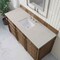 James Martin Vanities Bristol 60" Single Vanity, Saddle Brown, w/ 3 CM Siberian Silestone Top 157-V60S-SBR-3SFR - alternate 4