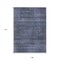 Homeroots 9' X 12' Navy Blue And Gray Striped Washable Indoor Outdoor Area Rug 588104 - alternate 5