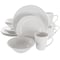 Elama Marshall 16 Piece Porcelain Dinnerware Set in White EL-MARSHALL - alternate 1